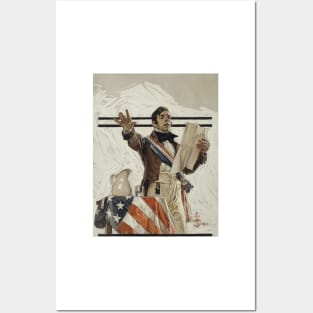 Independence Day, Joseph Christian Leyendecker 1908 Posters and Art